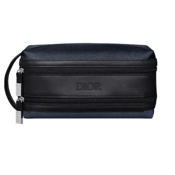 DIOR Cosmetics Bag Blue Black - Picture 1 of 13